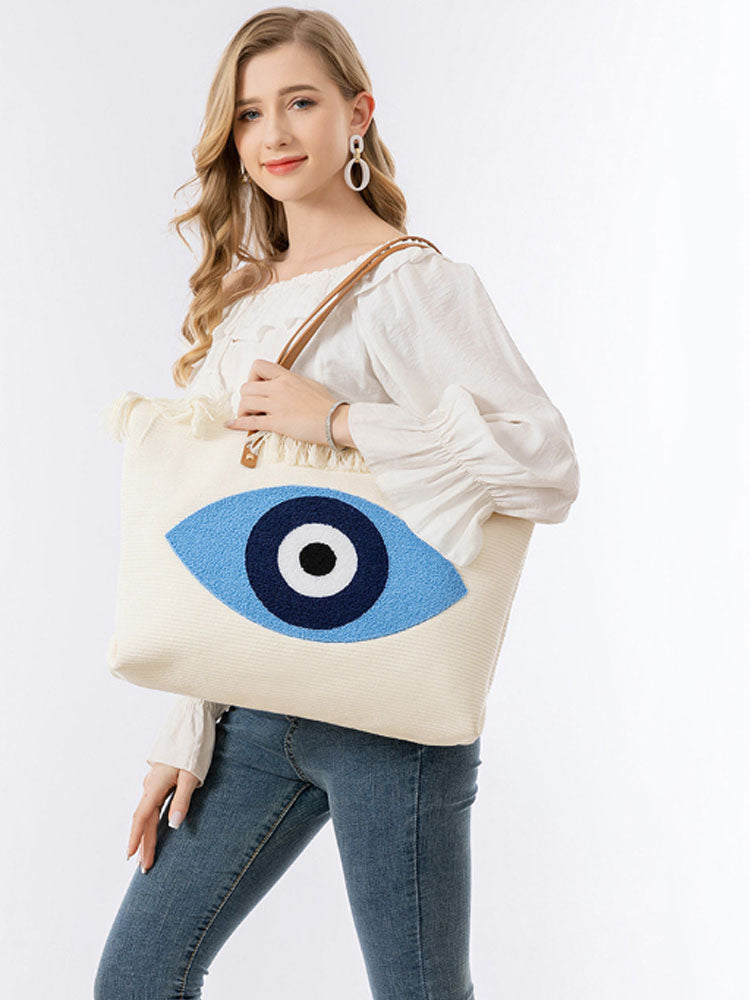 Embroidered Tote Bag