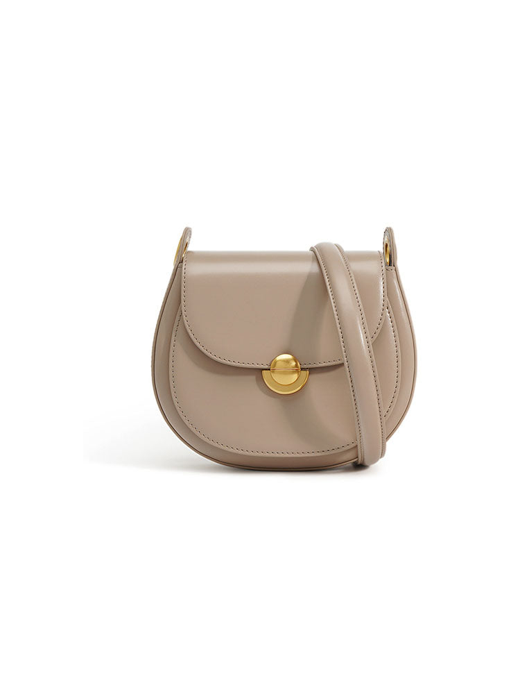 Crossbody Saddle Leather Bag